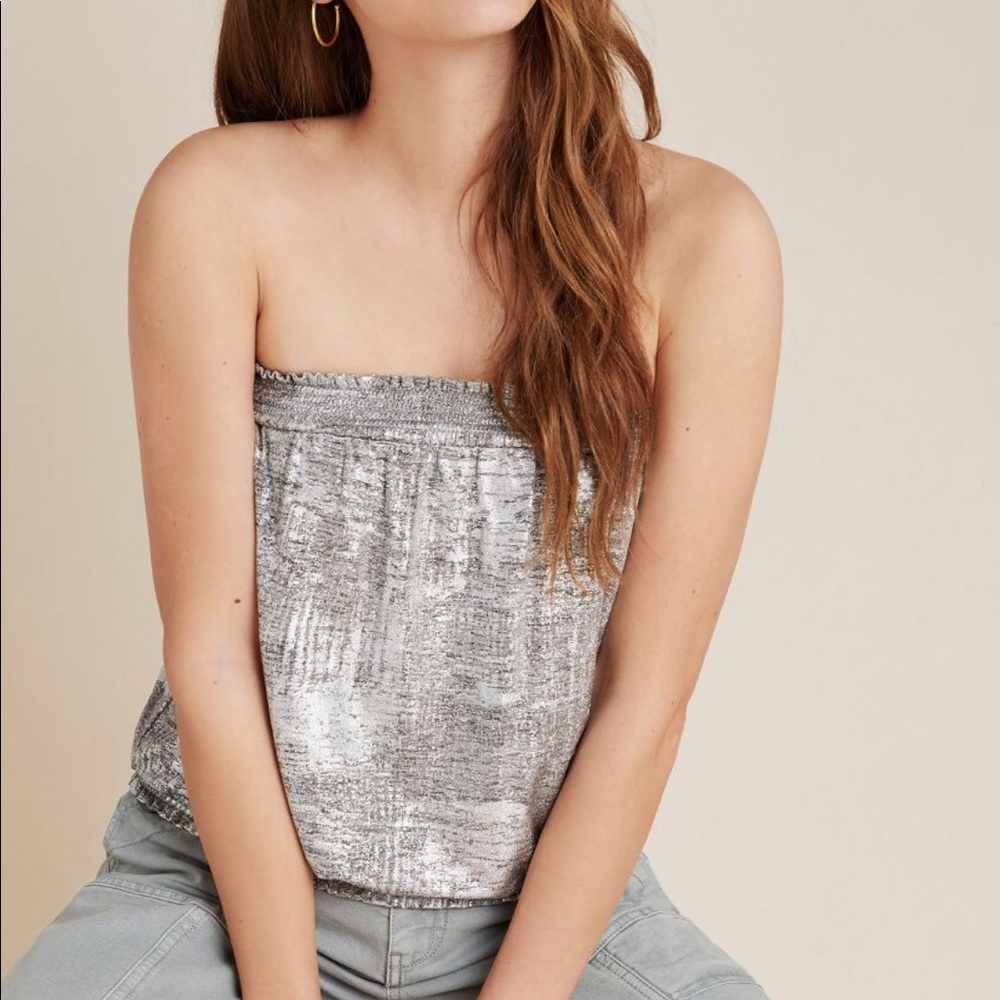 Maiah shimmer tube top